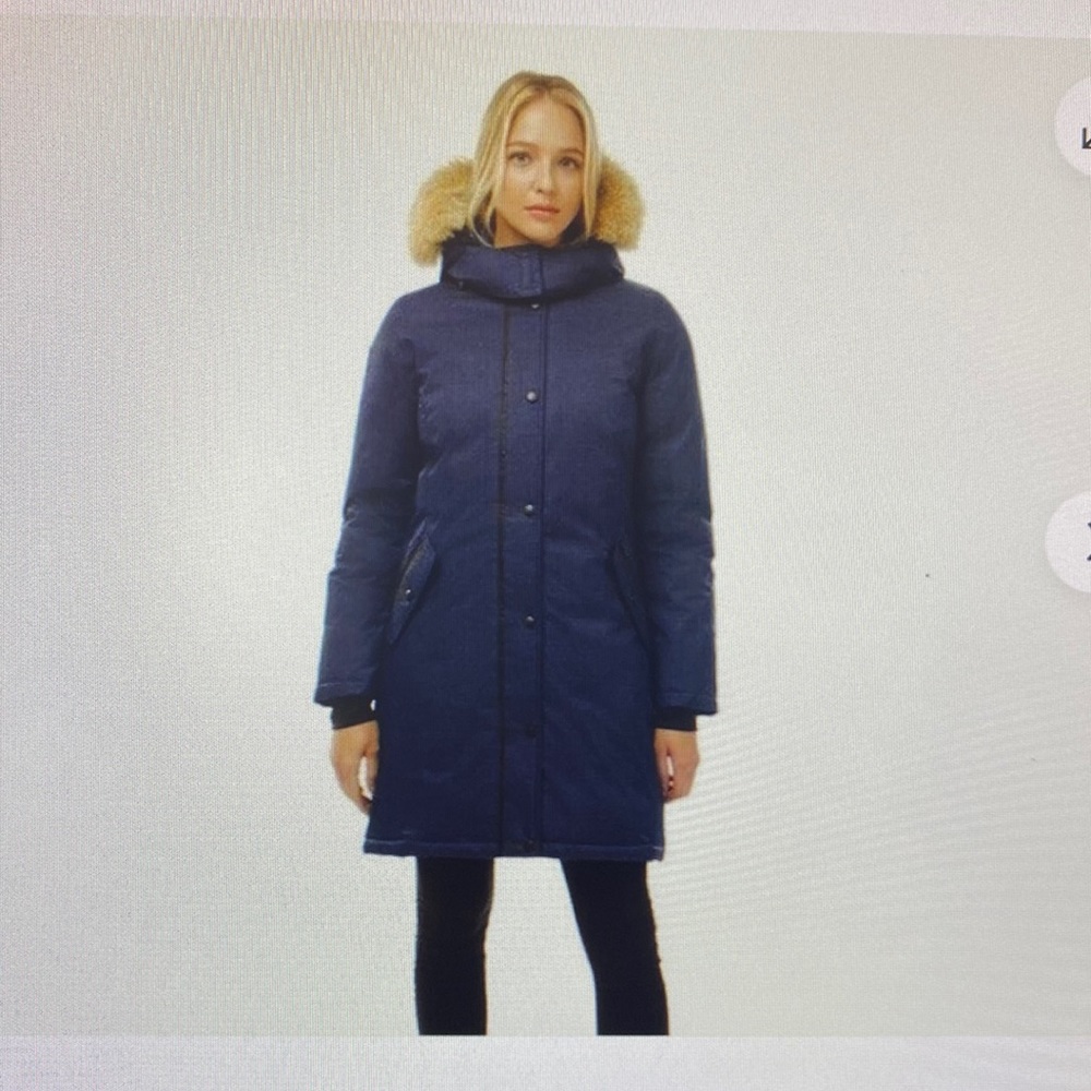 Triple FAT Goose “Alistair II” Down Filled Long Parka Coyote Trim Hood